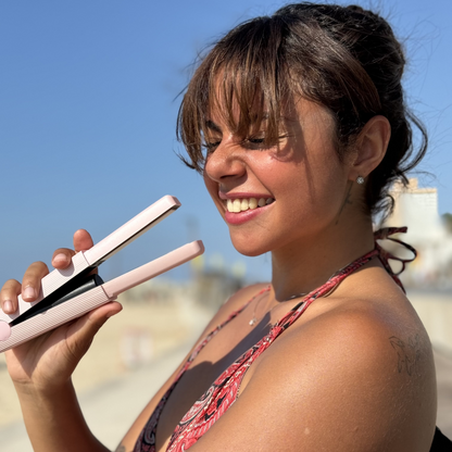 מחליק לשיער נייד - TYLI™ קבלי שיער חלק מכל מקום!